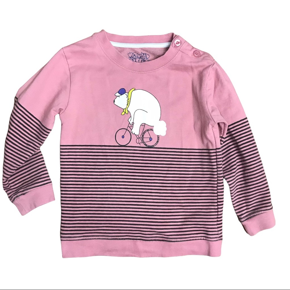 Dj & lulu dusty rose 4T sweatshirt